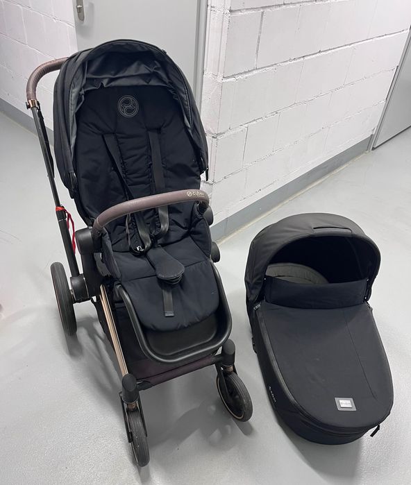 Cybex Priam 4.0 sepia czarny rose gold 2w1