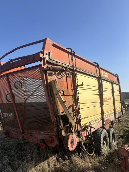 Krone turbo 5000 samozbierająca Zamiana