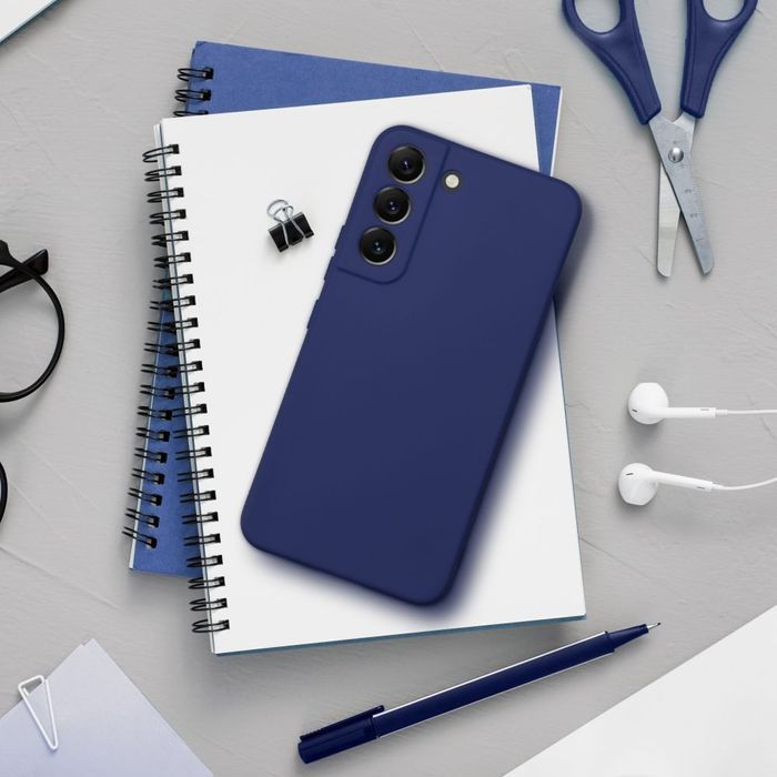 Futerał SOFT do SAMSUNG A17 ciemny niebieski