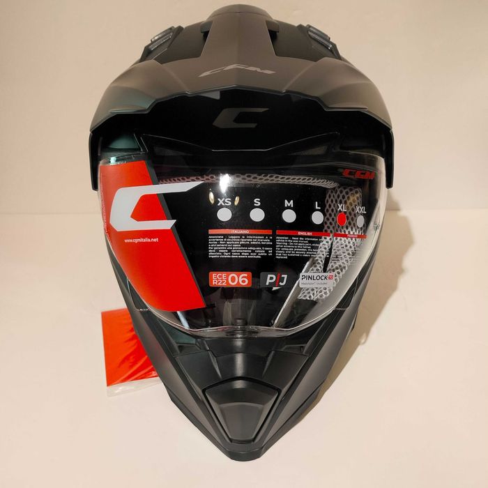 Capacete CGM Dual-sport trail adv mota novo