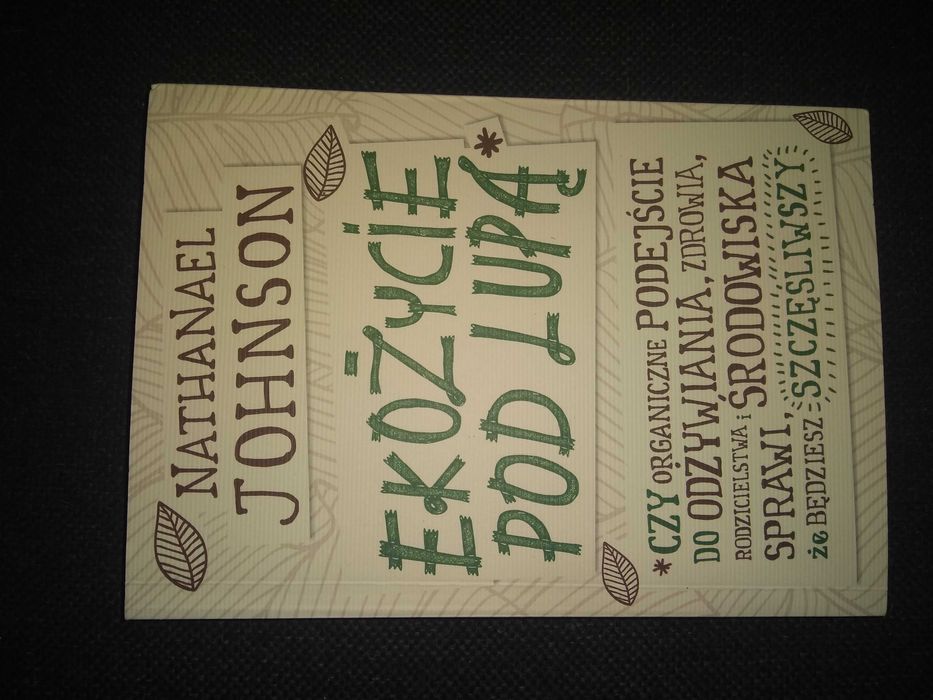 Dobra książka - Ekożycie pod lupą N. Johnson (jak nowa) (P55)