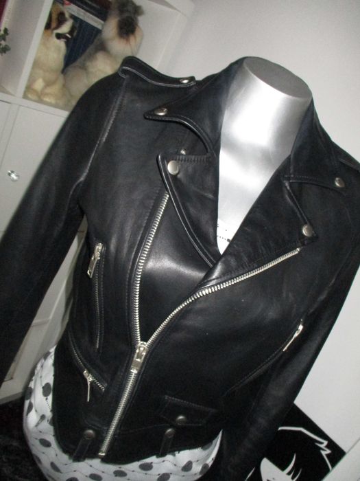 Saint Laurent Paris ramoneska skora jagnieca rozm M