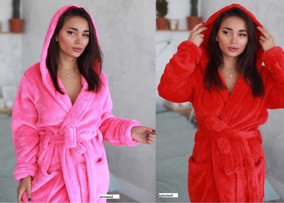 Женский длинный махровый халат, супер качество ,Халат теплый, НОВИНКИ