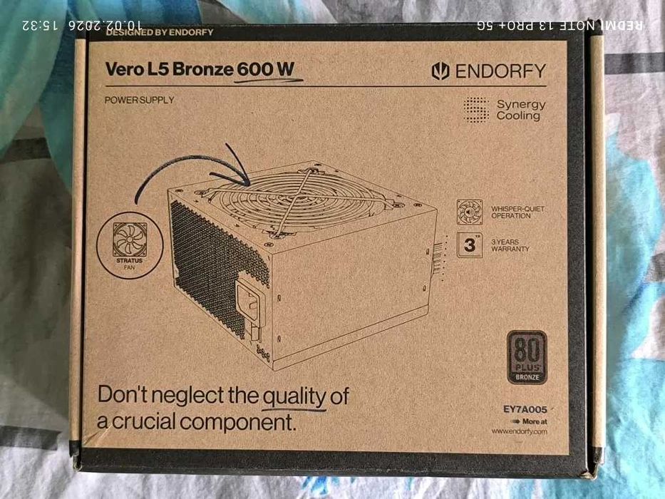Endorfy Vero L5 600W 80Plus Bronze BOX