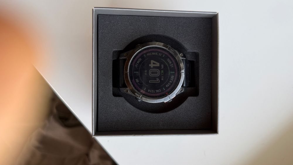 Garmin Fenix 7 Solar Premium Multisport GPS Watch - Excellent Condition + Extra Strap + Box + Cable
