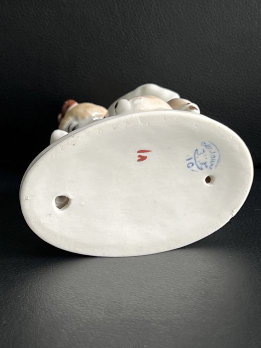 Статуэтка СССР Девочка с собачкой А ну-ка отними ЗХК Полоне 50-е СССР