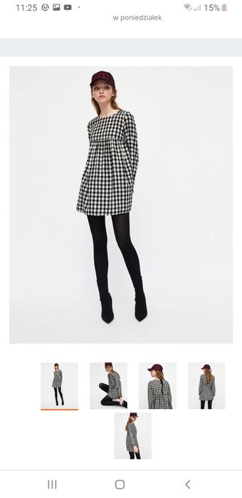 Kombinezon sukienka Zara