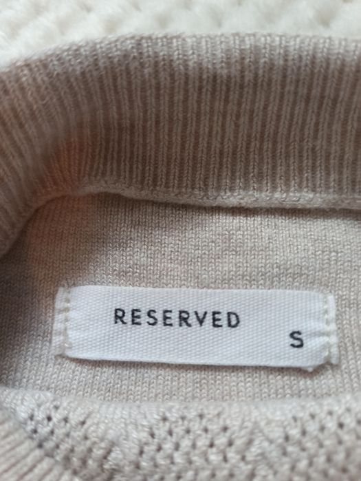 Sweter pół golf Reserved S
