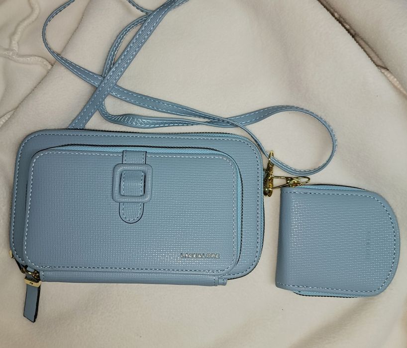 Mala/carteira com porta moedas