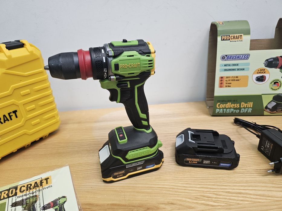 2шт Акб Съёмный патрон ProCraft PA18Pro DFR Шуруповерт Бесщеточный