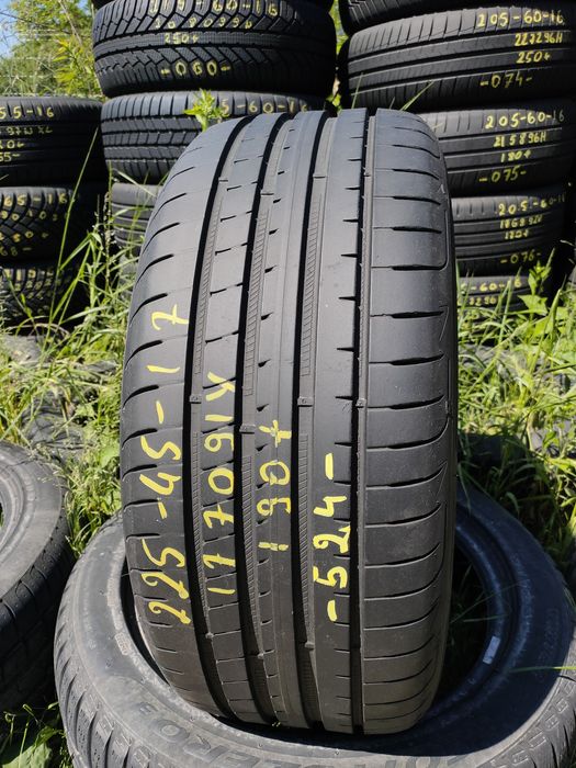 524 1x225/45R17 91Y GoodYear Eagle F1 Asymetric 3 2017r 7mm FAKTURA AD