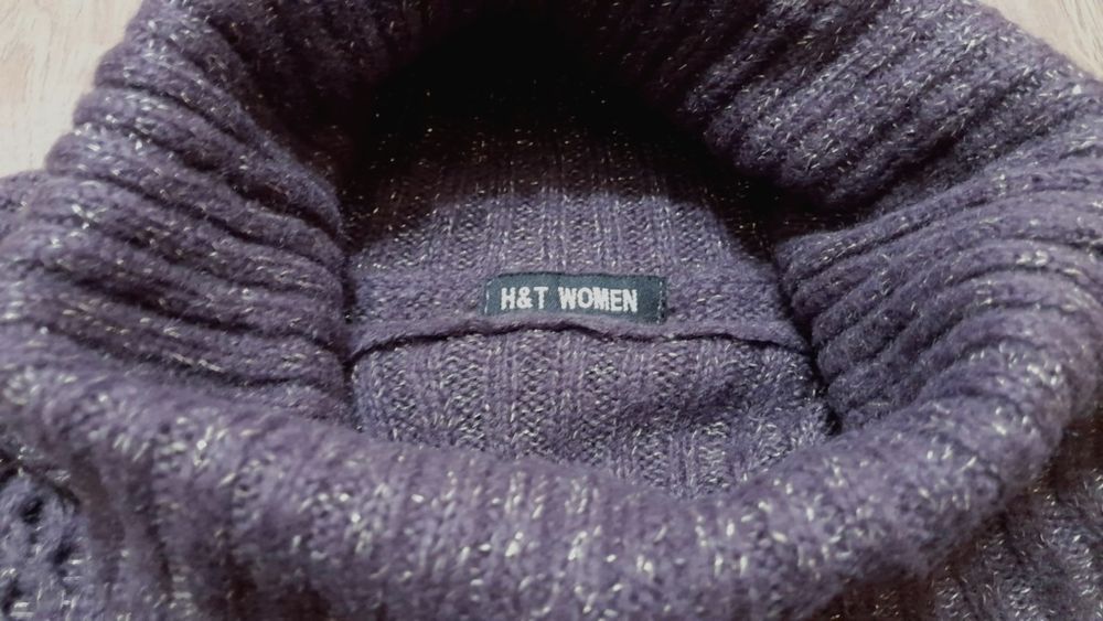 Fioletowy sweter
