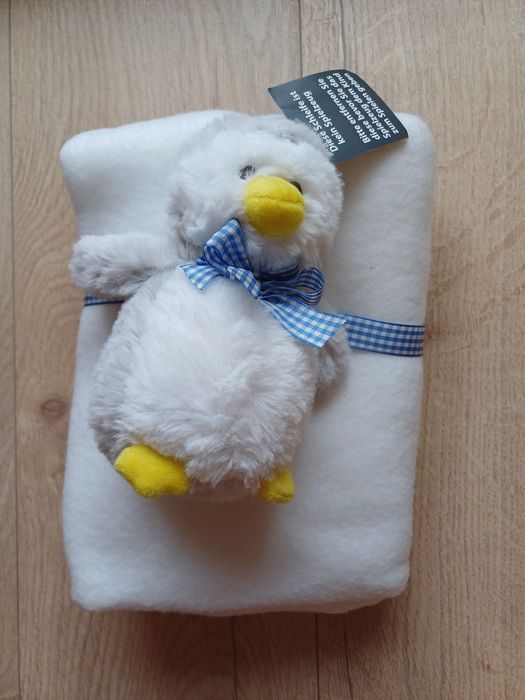 Nowy kocyk + maskotka