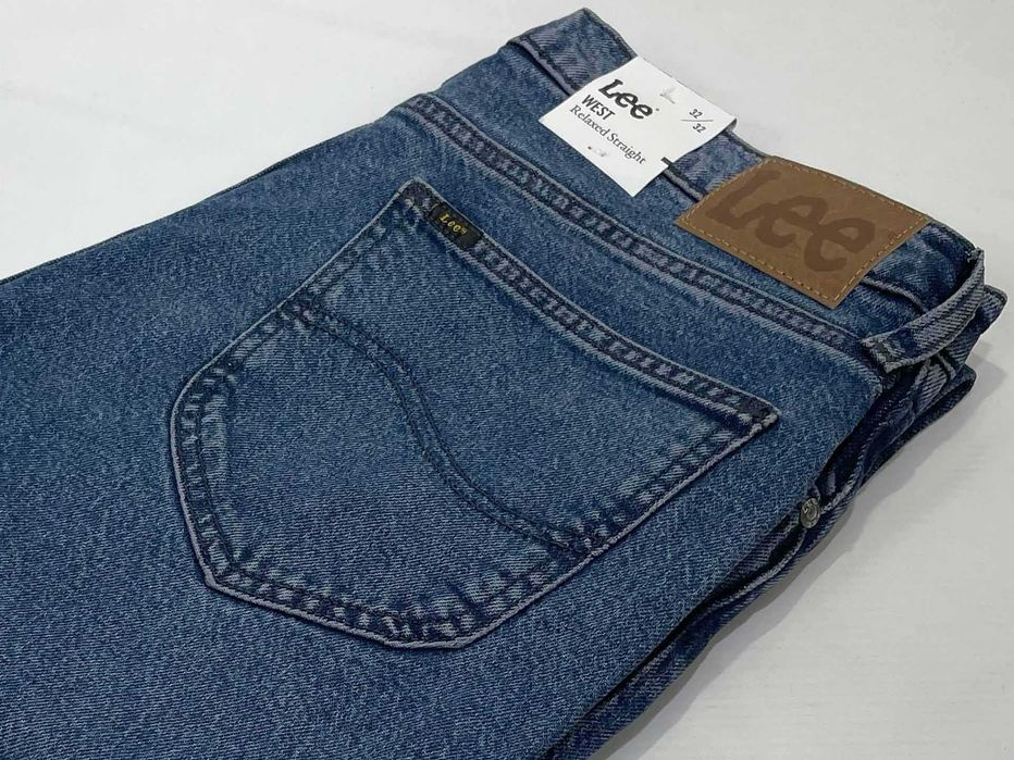 Spodnie męskie jeansy Lee West Blue Abbys W38 L32