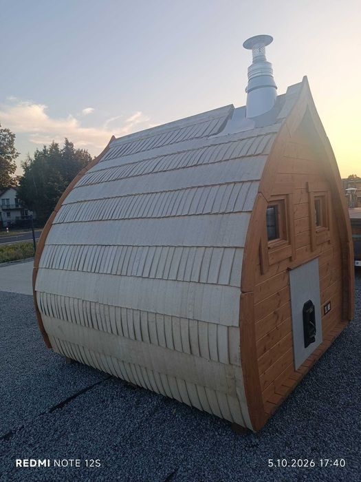 Sauna Ogrodowa opalana drewnem 260x260