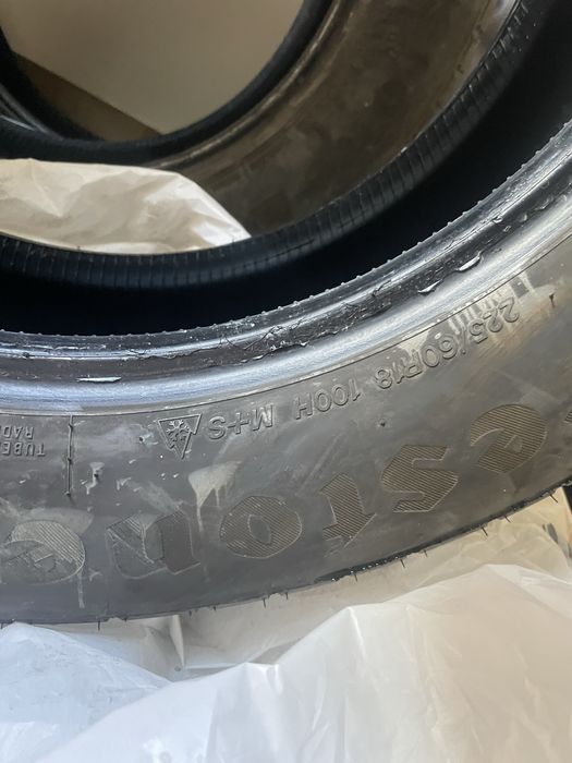 Три шини Firestone WeatherGrip 225/60 R18 100H (всесезонні)