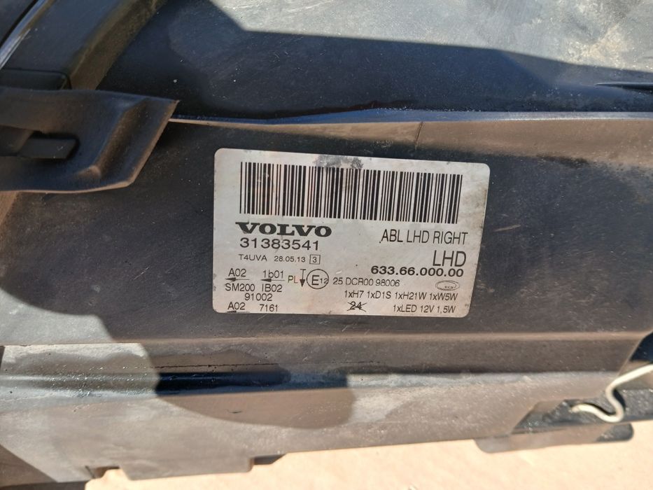 Lampa przód prawa Volvo V70 XC70 S80 BI-XENON Skrętny EUROPA Oryginalna