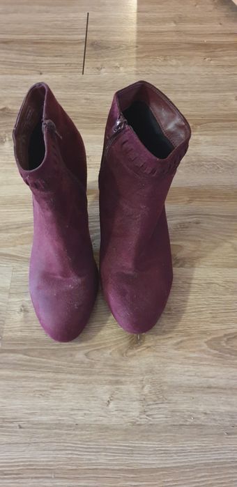 Botki  zimowe zamszowe