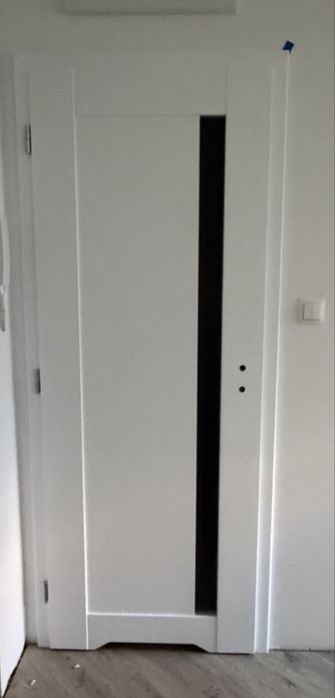 Ościeżnica regulowana Erkado 70L  100-120 biała Premium przylgowe