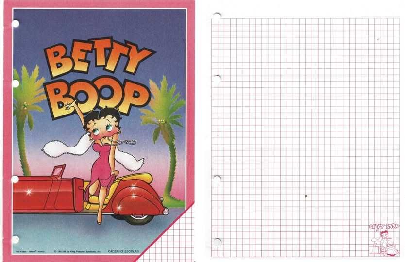 Betty Boop - 1 set of 35 sheets from the 1980s