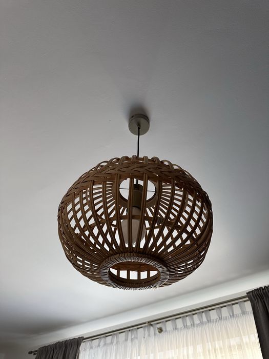 Lampa wisząca bambusowa