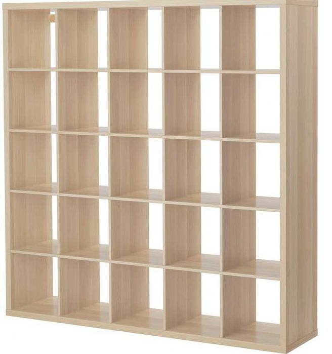 Estante estilo KALLAX com 25 divisórias
