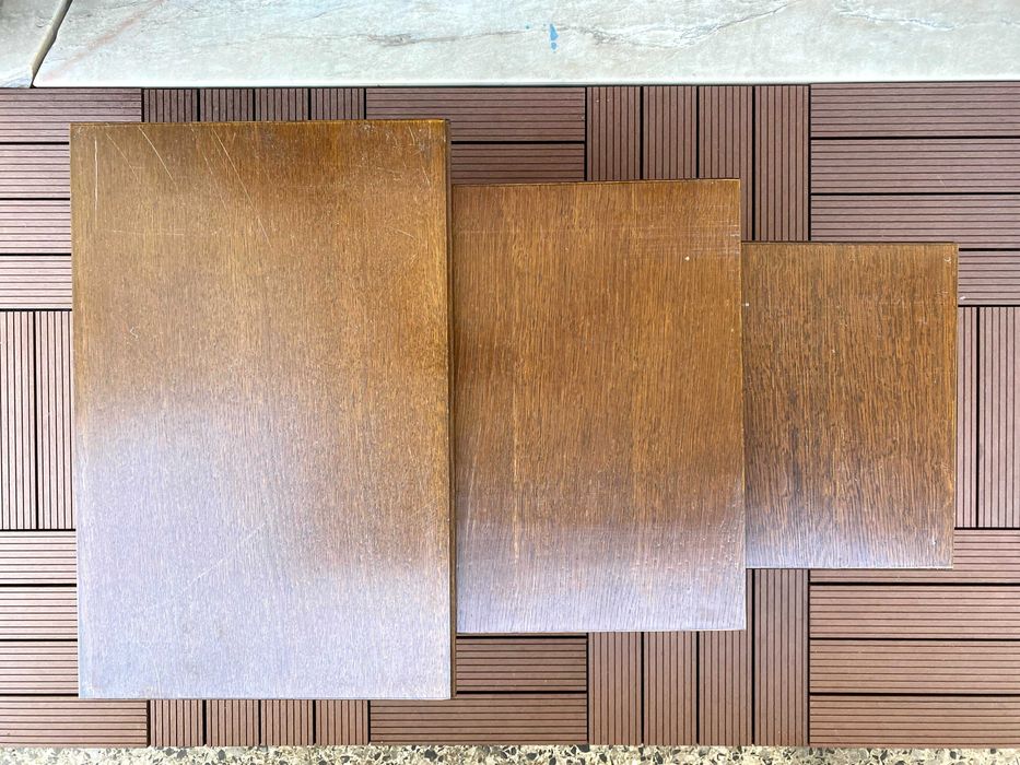Conjunto de 3 mesas de apoio