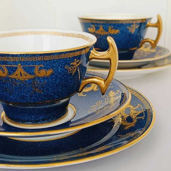 **filiżanka „Royal Blue” porcelana Collingwood Bros 1924_1939