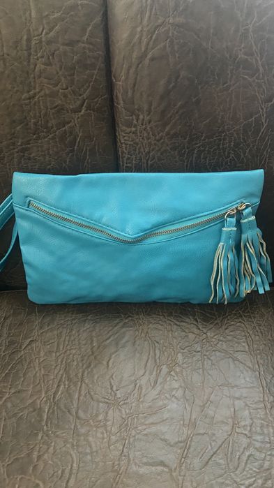 Бірюзовий клатч