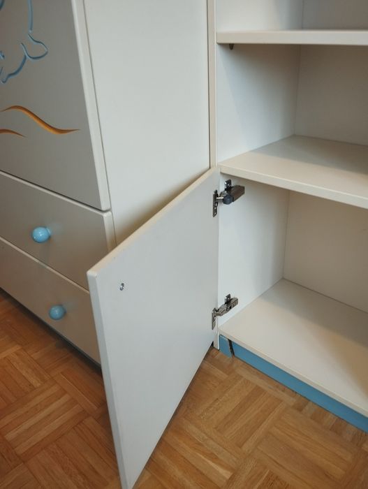 Meble dziecięce - Meblik Oceanic - regał potrójny - Ocean