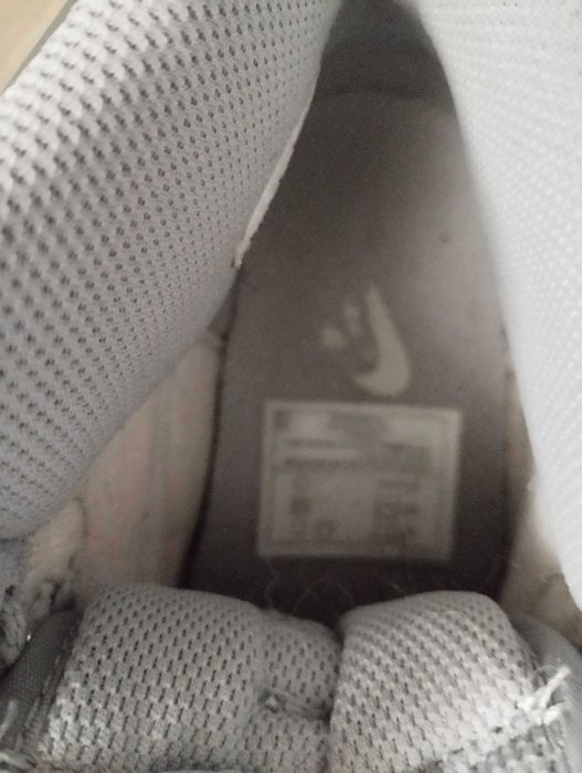 Nike Dunk High Metalic Silver size 36