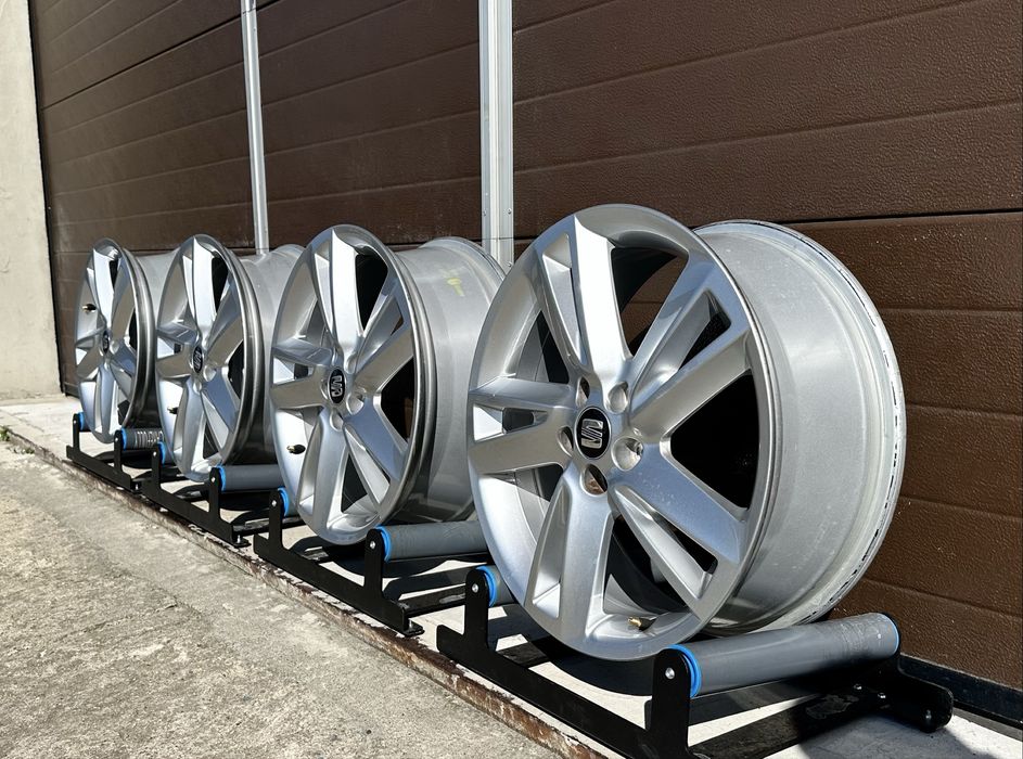 4x felgi aluminiowe 5x100 r17 et48 6,5J Alufelgi oryginał Seat 17”