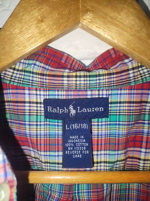 Koszula krata Ralph Lauren roz m