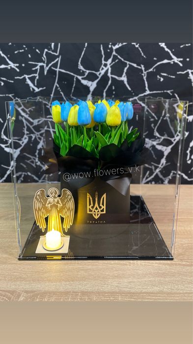 Букети з латексних тюльпанів