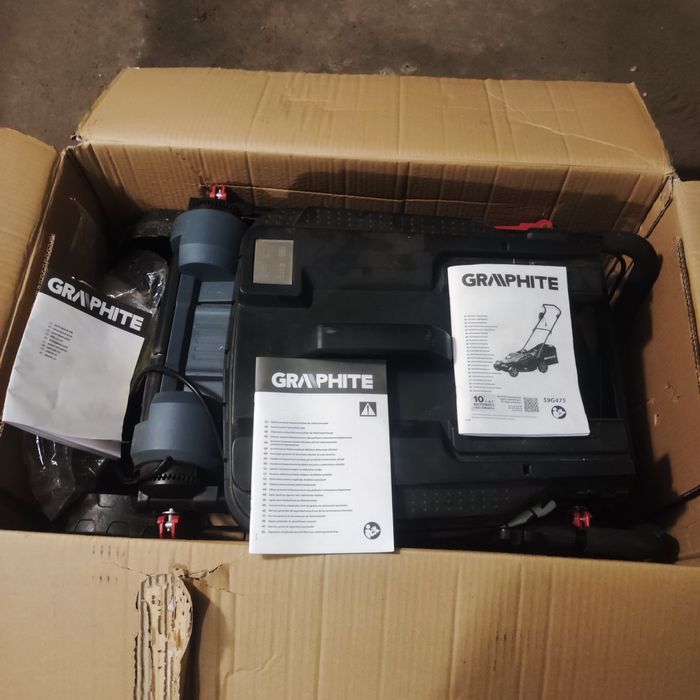 Газонокосарка Graphite 59G475 (2000Вт, 43см, 45л,  20-70мм)