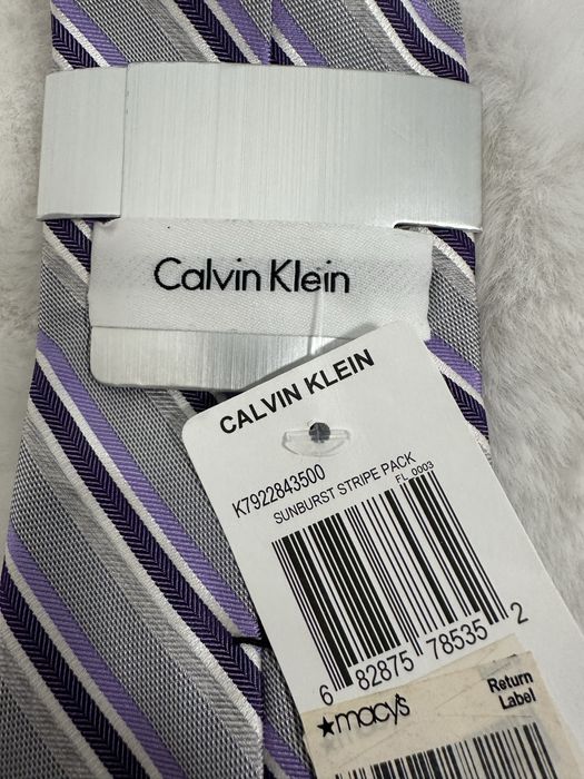 Стильный шелковый галстук Calvin Klein, краватка