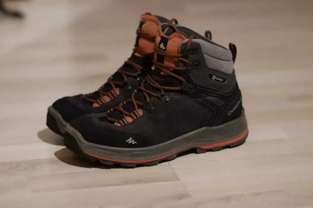 Buty trekkingowe Forclaz MT100 Quechua skóra wodoodporne