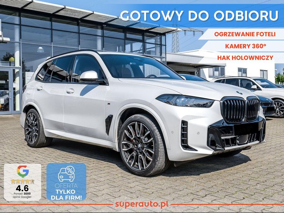 BMW X5 xDrive30d M Sport  3.0 (298 KM)| Hak holowniczy, elektryczny