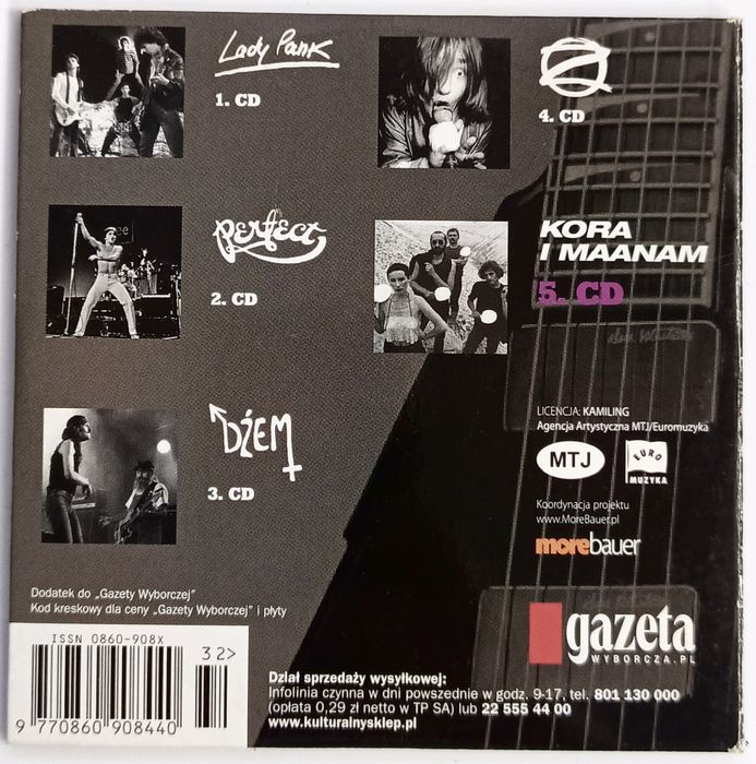 Kora I Maanam Polski Rock 5. CD 2000r