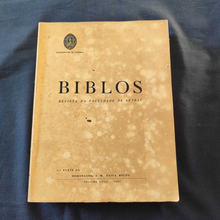 Revista Biblos - Volume LVIII (1992)