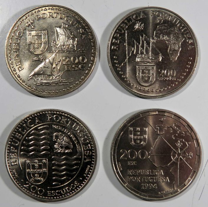 Moedas Republica Portuguesa - V Série Descobrimentos Portugueses.