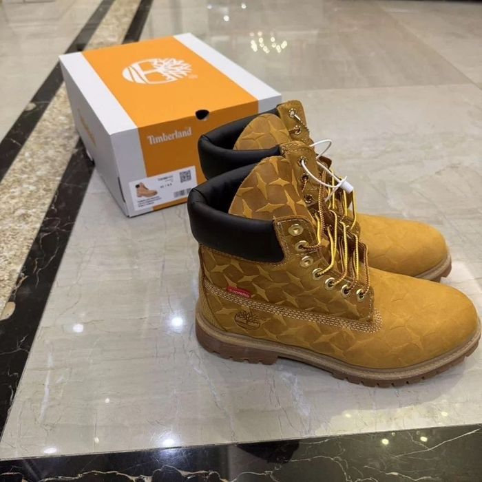 Ботинки timberland x supreme 3 цвета суприм
