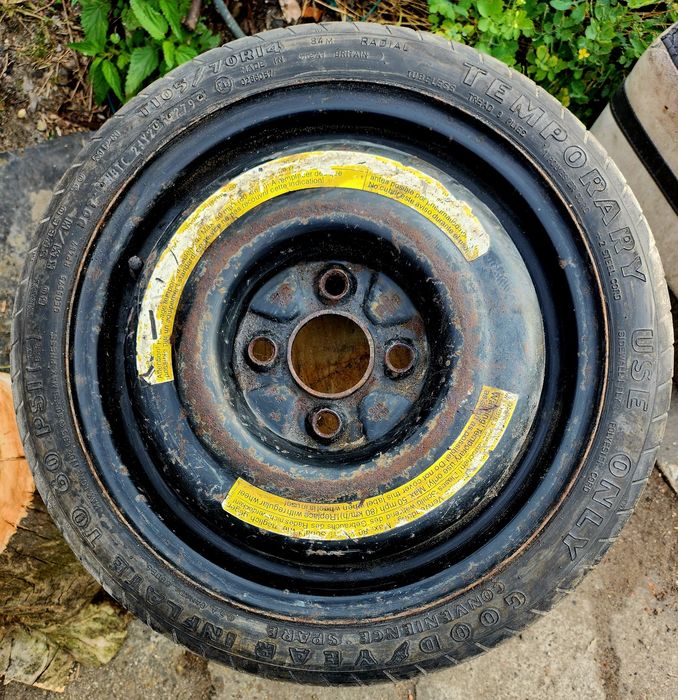 Koło dojazdowe T105/70R14 zapas
