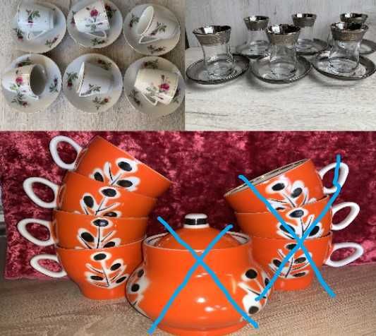 Сервиз Армуды Китай Турция чашка блюдце