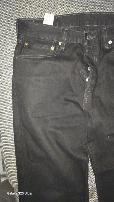 Levi Strauss jeansy czarne dżinsy 32/34