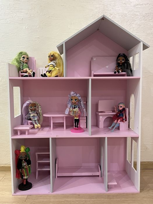 Будинок для лялек дом для barbie lol