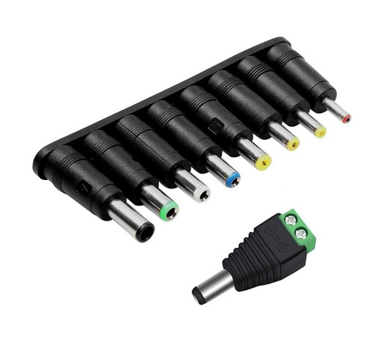 Adapter - Przejściówka Złącza Zasilania DC 5,5mm x 2,1mm |8SZT