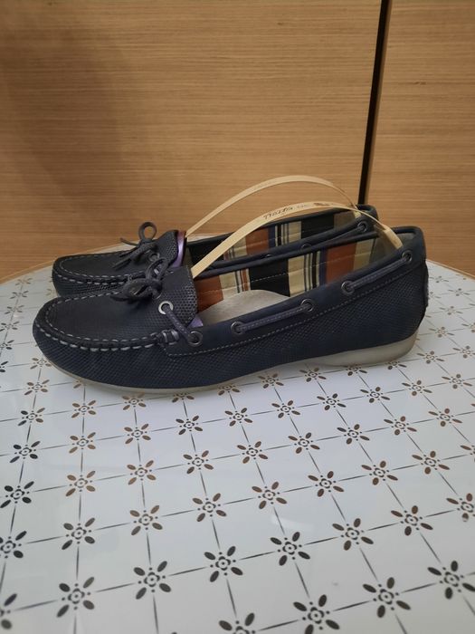Wygodne mokasyny Tamaris, skóra naturalna r.37