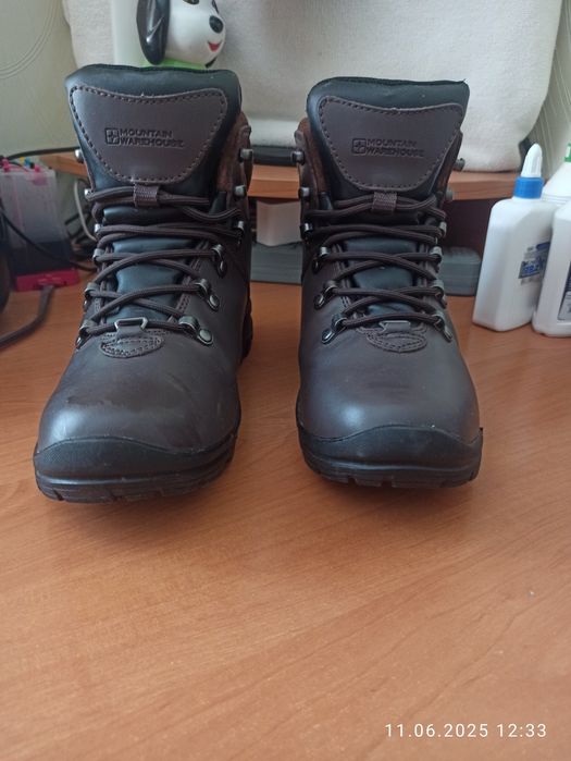 Ботинки Mountain Warehouse водонепроницаемые кожаные, стелька 26см.