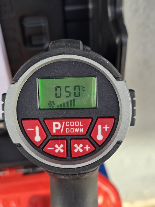 Pistola de calor 20v parkside